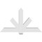 Ekena Millwork Kennewick Architectural Grade PVC Gable Bracket, 60"W x 35"H x 6"D x 6"F, 14/12 Pitch GBP060X35X0606KEN00 - alternate 3